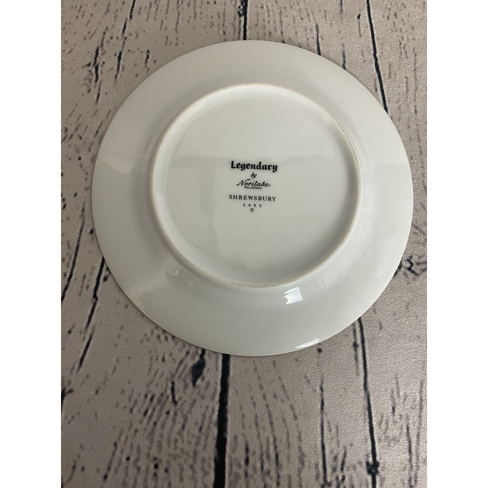Vintage Legendary By Noritake Shrewsbury 3490 Bread Plates Set of 2 Floral 6" - Picture 3 of 6